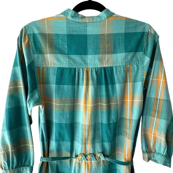 PATAGONIA | NWOT | SETTLERS DRESS ORGANIC COTTON PLAID BELTED | SIZE: 2 - Picture 10 of 12